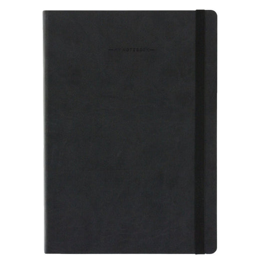 Legami My Notebook Large Zwart - Gelinieerd - 24Papershop