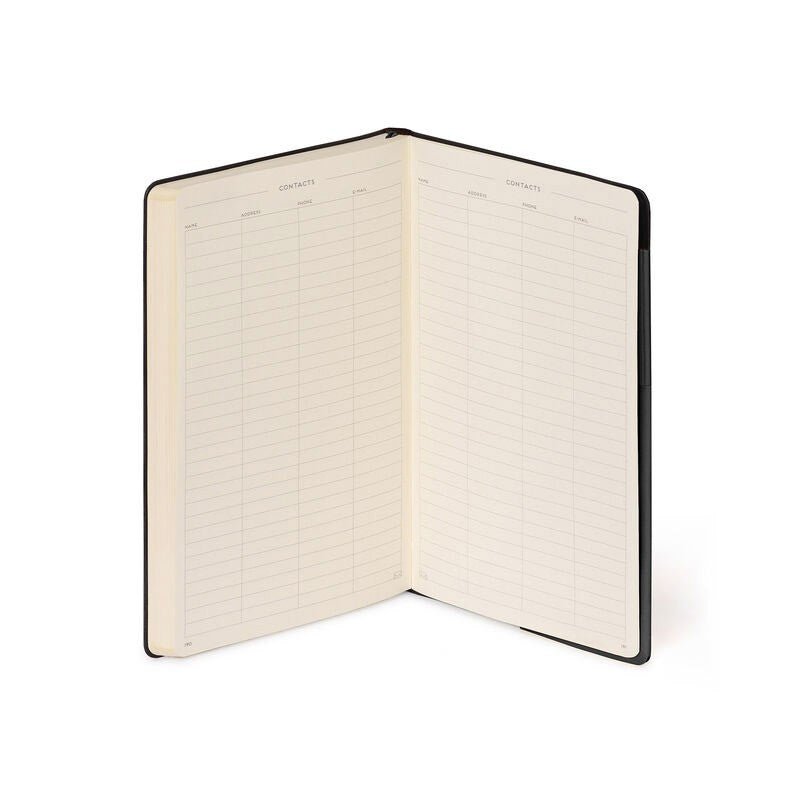 Legami My Notebook Medium Black - Gelinieerd - 24Papershop