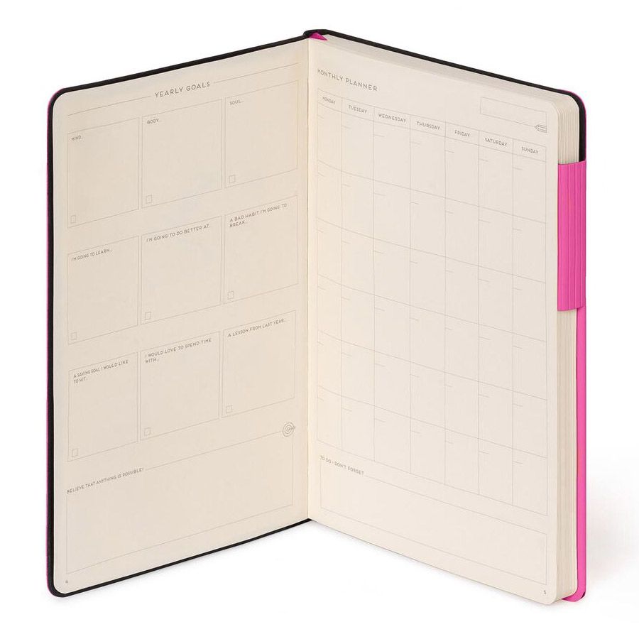 Legami My Notebook Medium Bougainvillea - Blanco - 24Papershop