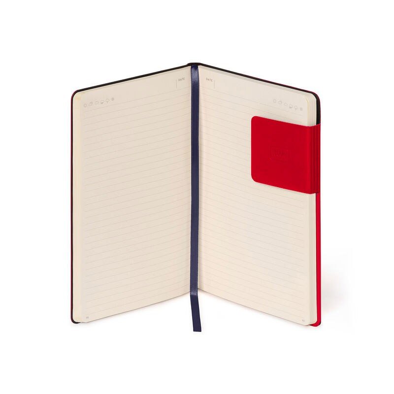 Legami My Notebook Medium Red - Gelinieerd - 24Papershop