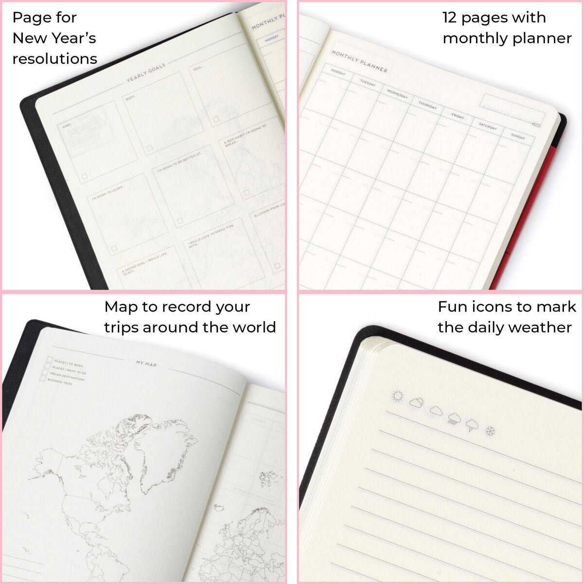 Legami My Notebook Medium Rose Gold - Gelinieerd - 24Papershop