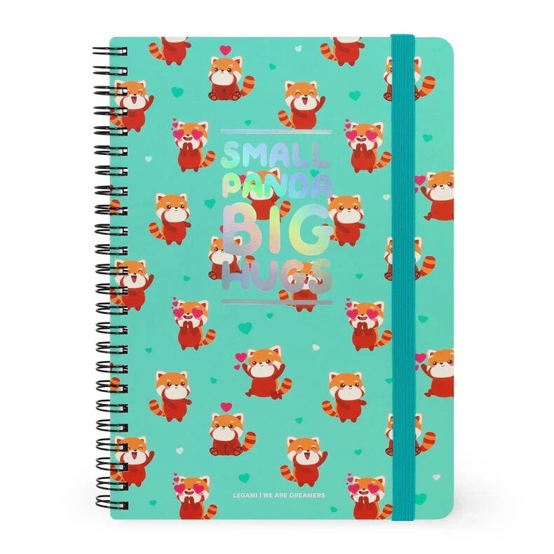 Legami Notitieboek A5 Spiraal - Red Panda - 24Papershop