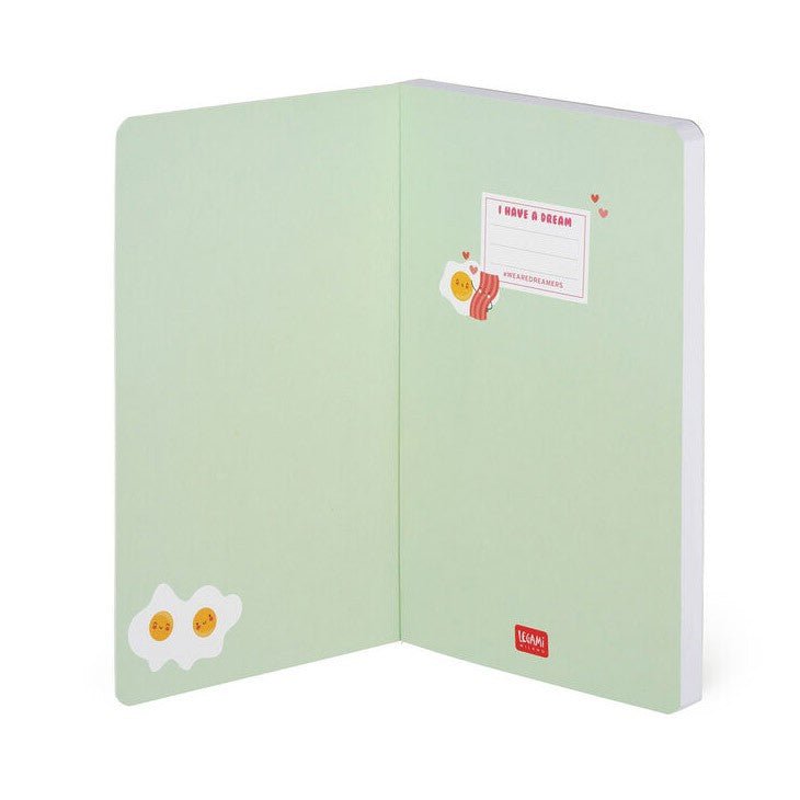 Legami Notitieboek Medium Egg - Gelinieerd - 24Papershop