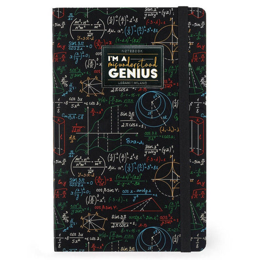 Legami Notitieboek Medium Genius - Gelinieerd - 24Papershop