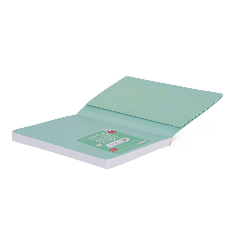 Legami Notitieboek Medium Happy Flowers - Gelinieerd - 24Papershop