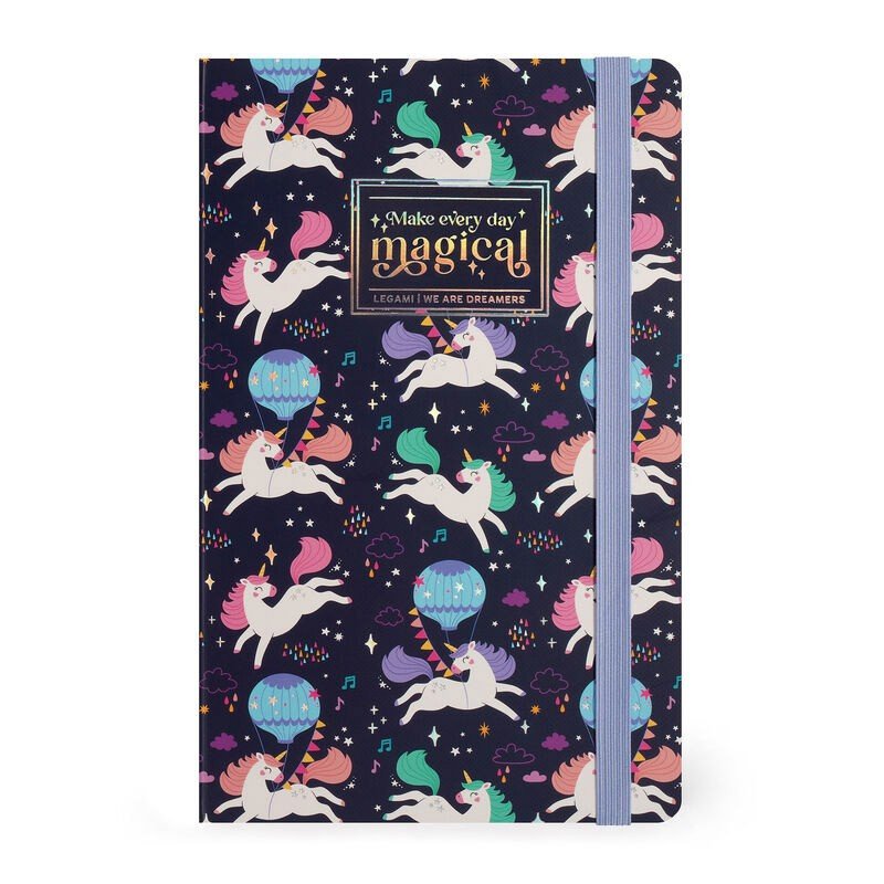 Legami Notitieboek Medium Unicorn - Gelinieerd - 24Papershop