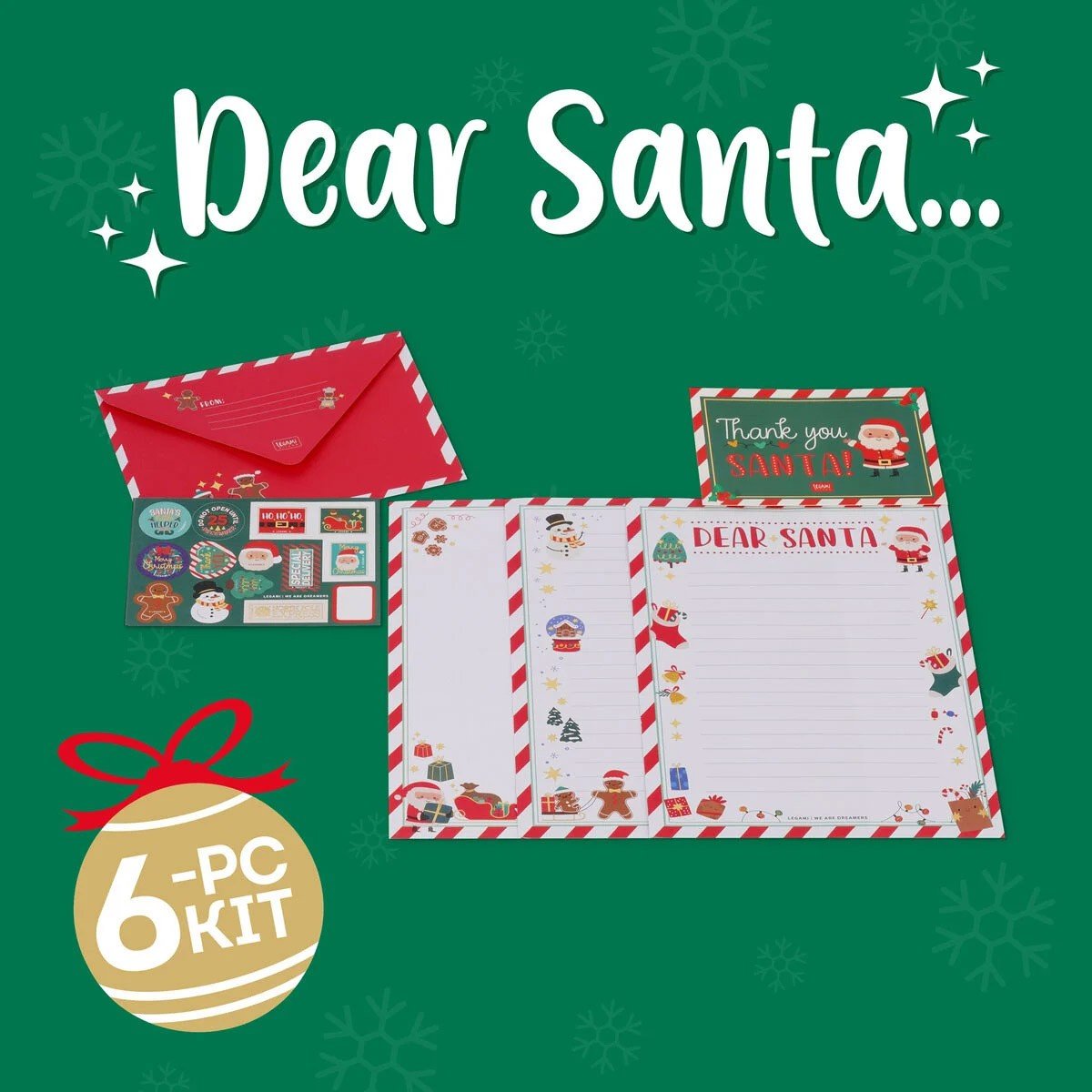 Legami Santa Claus Letter Kit - 24Papershop