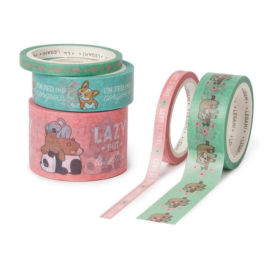 Legami Washi Tape - Animals - 24Papershop