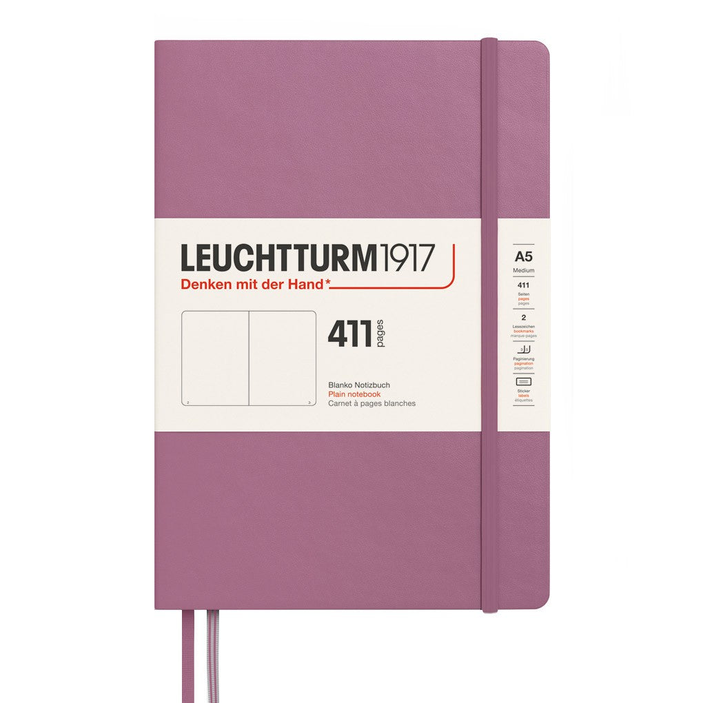 Leuchtturm1917 Medium A5 Notitieboek 411 Dusty Rose - Blanco