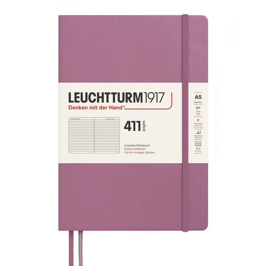 Leuchtturm1917 Medium A5 Notitieboek 411 Dusty Rose - Gelinieerd