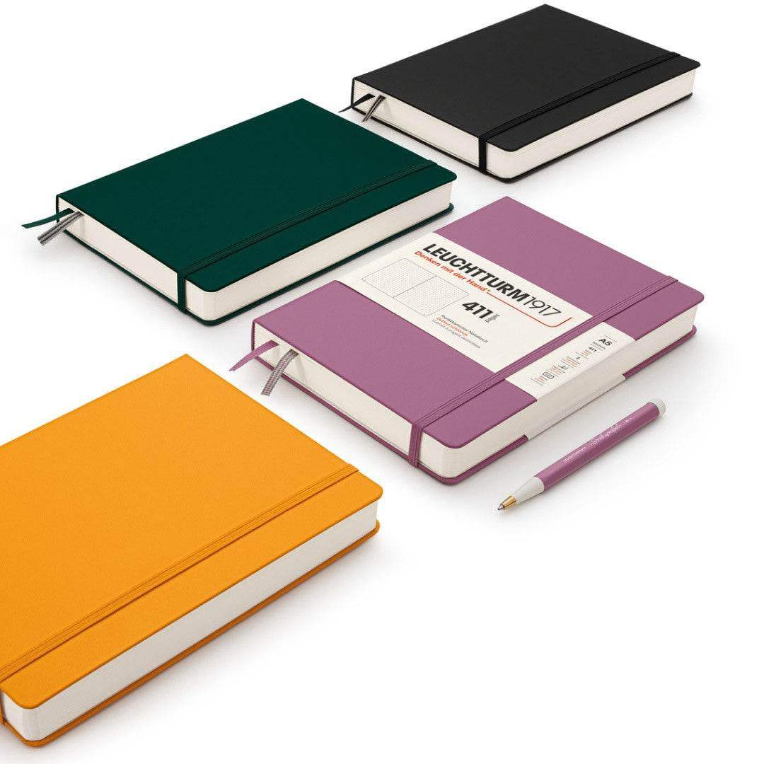 Leuchtturm1917 Medium A5 Notitieboek 411 Black - Gelinieerd - 24Papershop