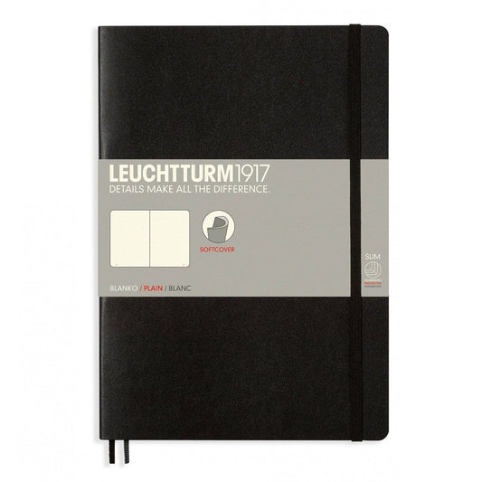 Leuchtturm1917 Composition B5 Notitieboek Black - Ongelinieerd - 24Papershop