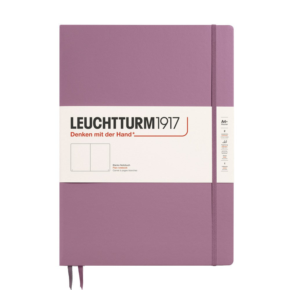 Leuchtturm1917 Master Slim A4+ Notitieboek Dusty Rose - Blanco