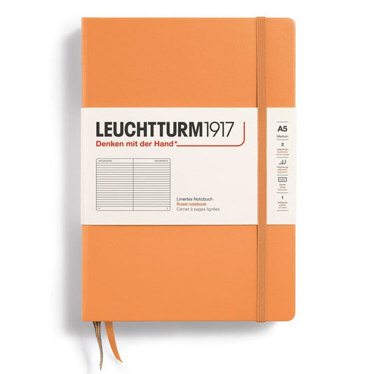 Leuchtturm1917 Medium A5 Notitieboek Apricot - Gelinieerd - 24Papershop