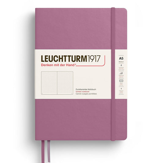 Leuchtturm1917 Medium A5 Notitieboek Dusty Rose - Dotted - 24Papershop