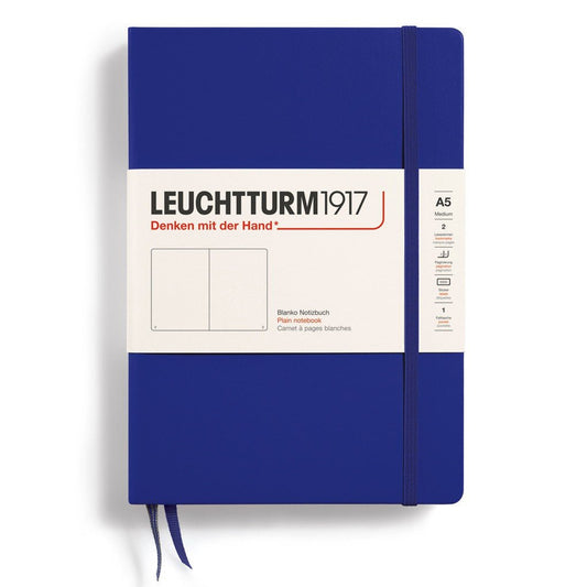 Leuchtturm1917 Medium A5 Notitieboek Ink - Blanco - 24Papershop