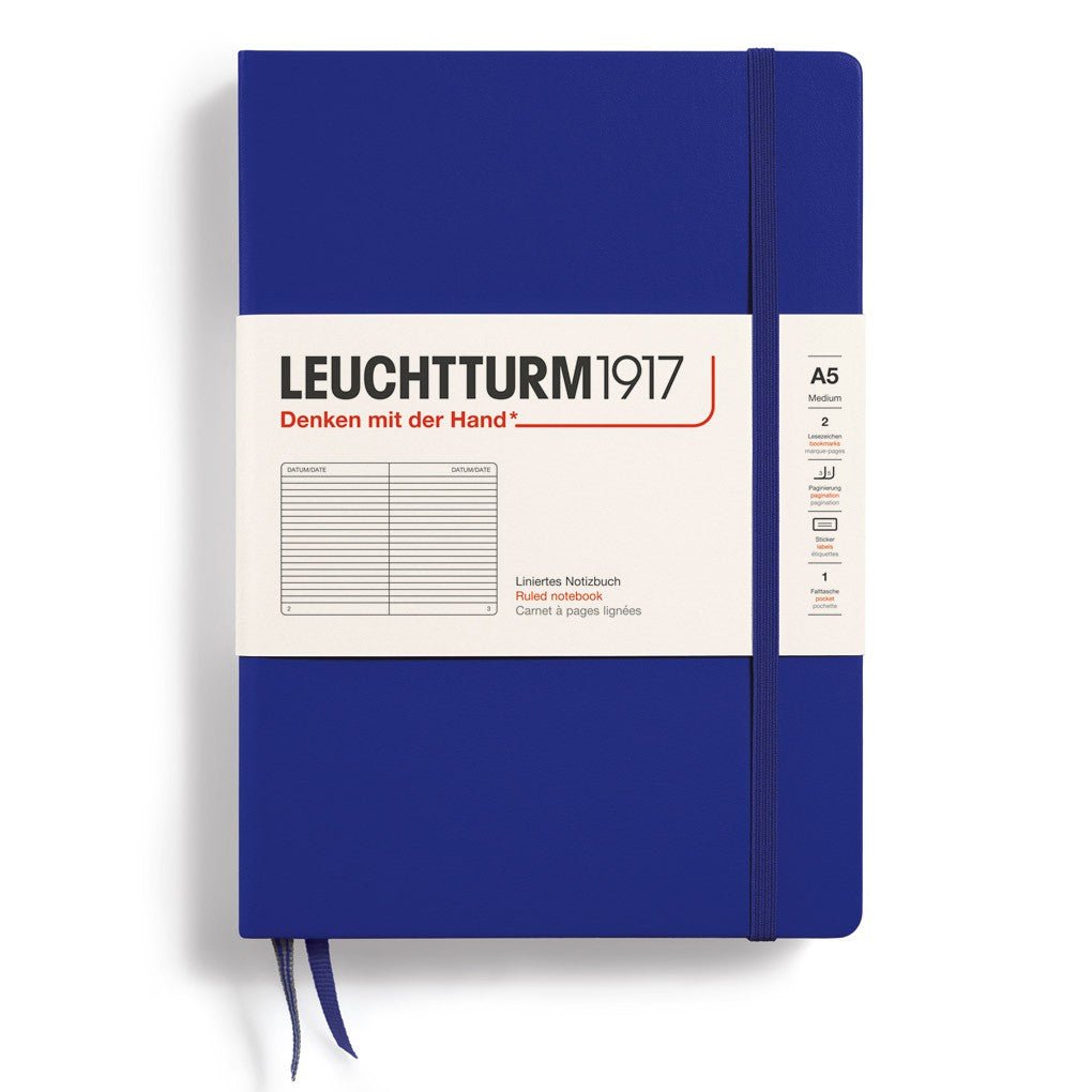 Leuchtturm1917 Medium A5 Notitieboek Ink - Gelinieerd - 24Papershop