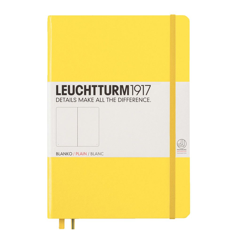 Leuchtturm1917 Medium A5 Notitieboek Lemon - Ongelinieerd - 24Papershop