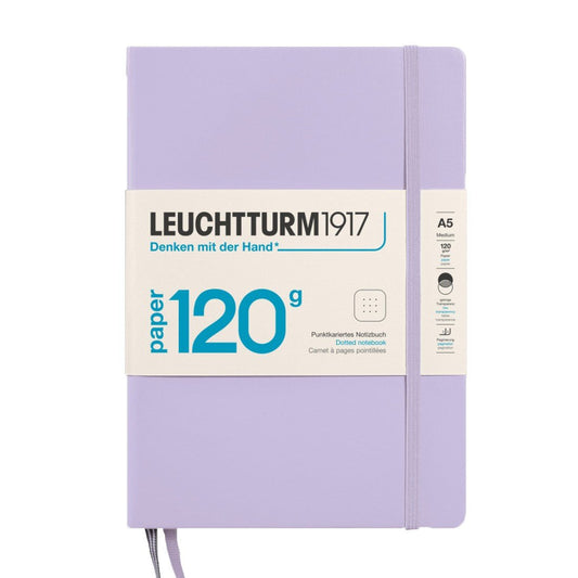 Leuchtturm1917 Medium A5 Notitieboek Lilac 120g - Dotted - 24Papershop