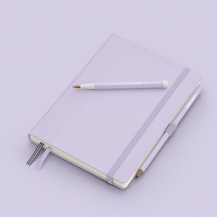 Leuchtturm1917 Medium A5 Notitieboek Lilac - Blanco - 24Papershop