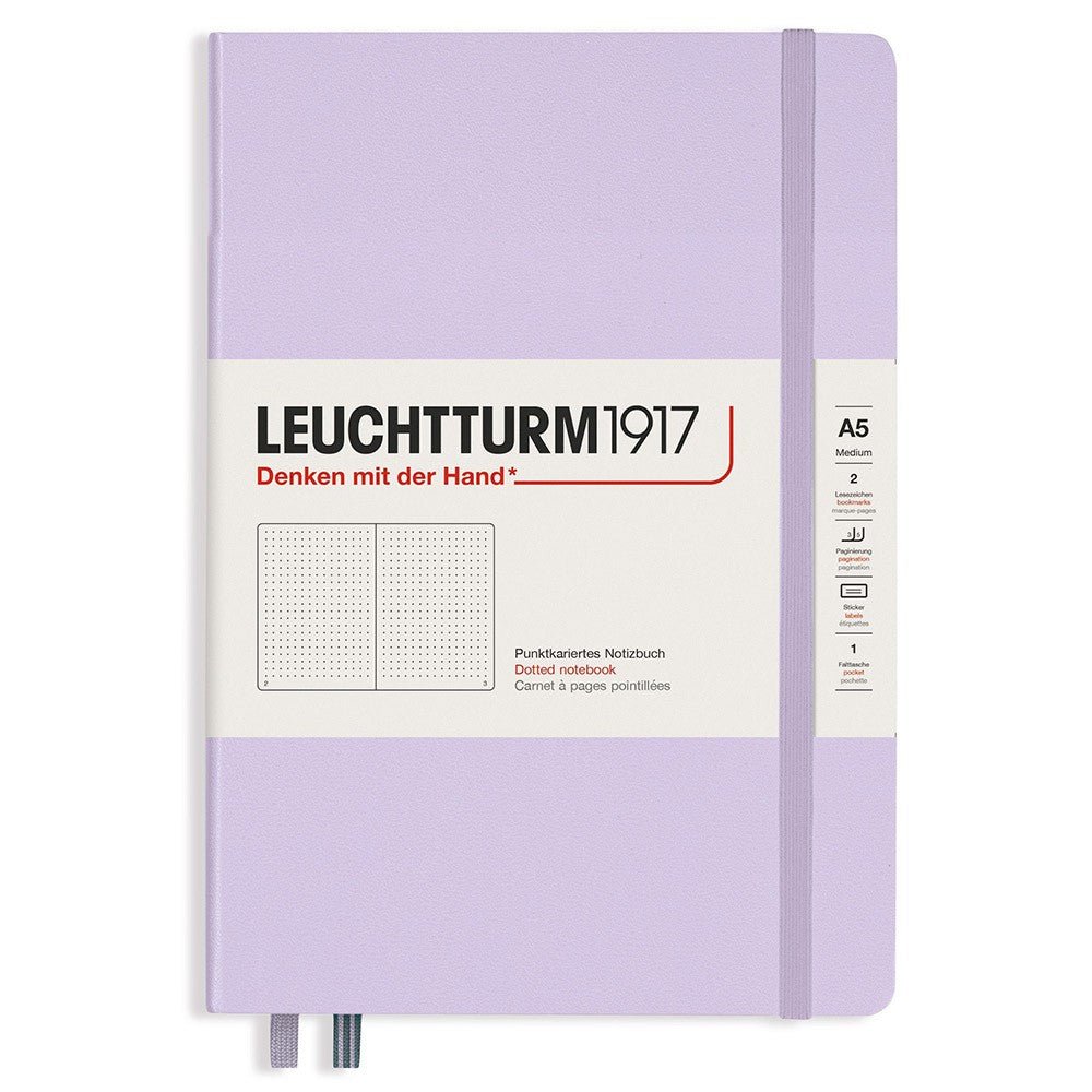 Leuchtturm1917 Medium A5 Notitieboek Lilac - Dotted - 24Papershop