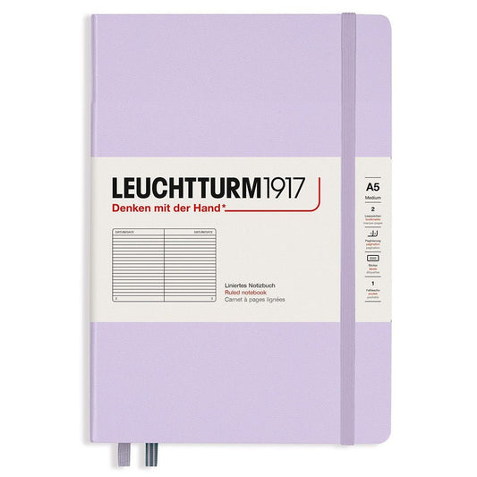 Leuchtturm1917 Medium A5 Notitieboek Lilac - Gelinieerd - 24Papershop