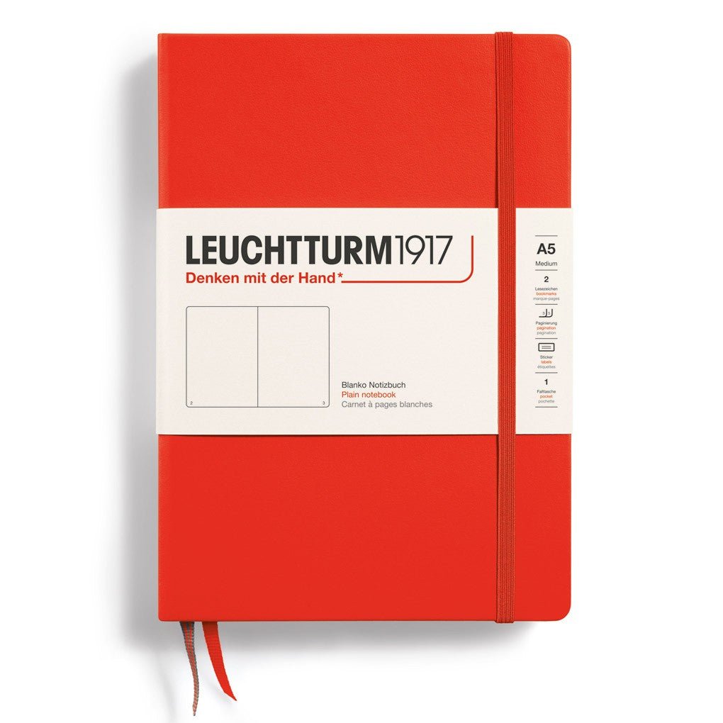 Leuchtturm1917 Medium A5 Notitieboek Lobster - Blanco - 24Papershop