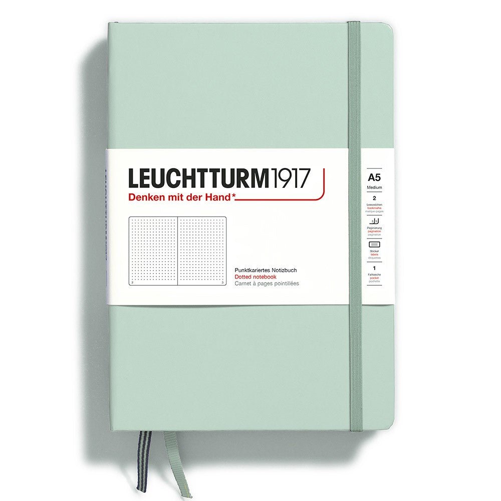 Leuchtturm1917 Medium A5 Notitieboek Mint Green - Dotted - 24Papershop