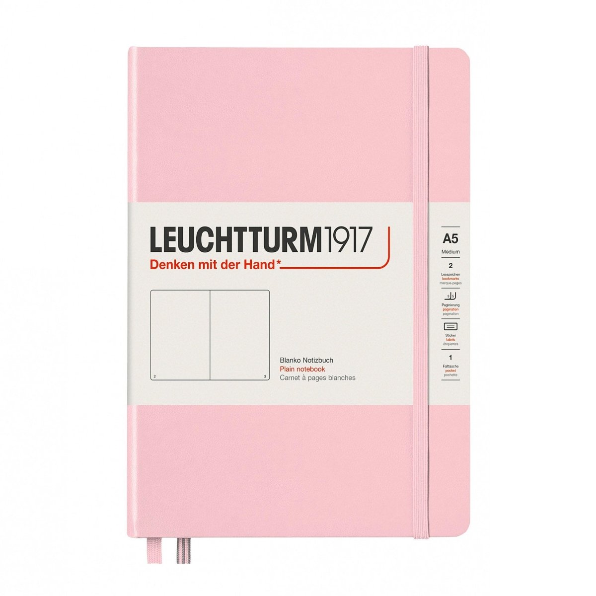 Leuchtturm1917 Medium A5 Notitieboek Muted Colours Powder - Ongelinieerd - 24Papershop