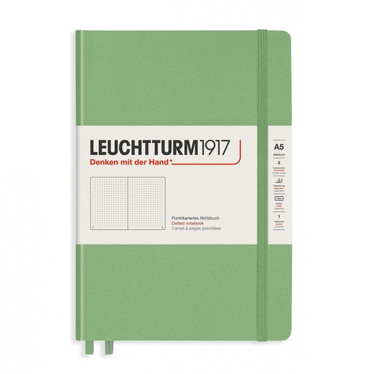 Leuchtturm1917 Medium A5 Notitieboek Muted Colours Sage - Dotted - 24Papershop