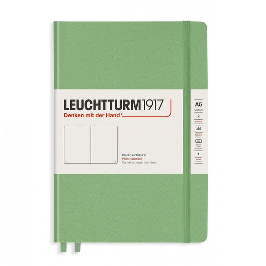 Leuchtturm1917 Medium A5 Notitieboek Muted Colours Sage - Ongelinieerd - 24Papershop