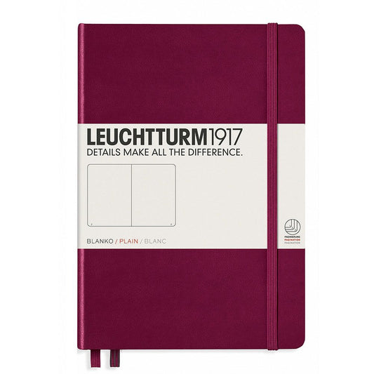 Leuchtturm1917 Medium A5 Notitieboek Port Red - Ongelinieerd - 24Papershop