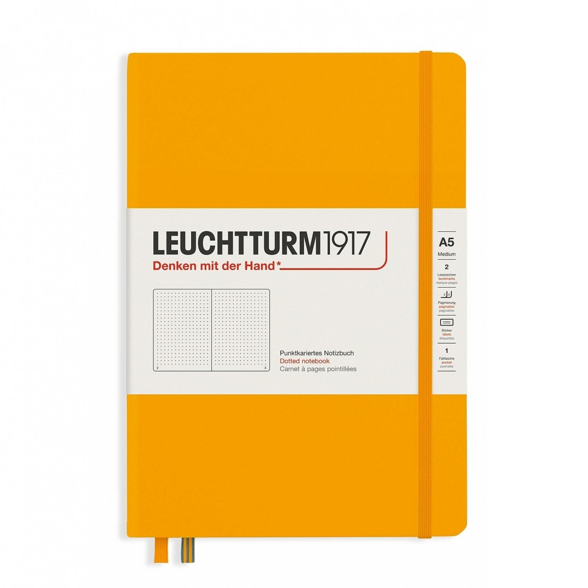 Leuchtturm1917 Medium A5 Notitieboek Rising Colours Sun - Dotted - 24Papershop