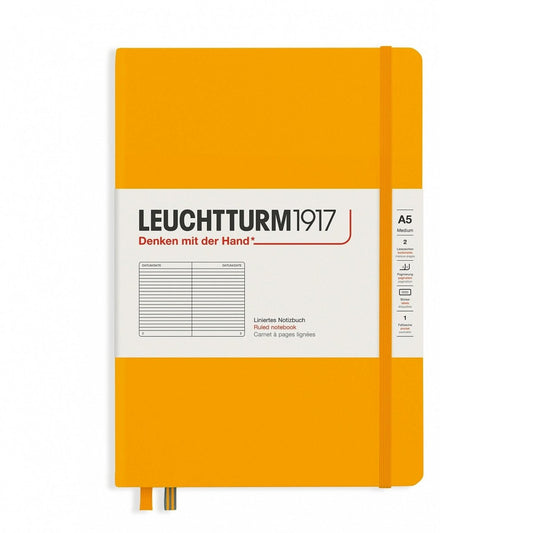 Leuchtturm1917 Medium A5 Notitieboek Rising Colours Sun - Gelinieerd - 24Papershop