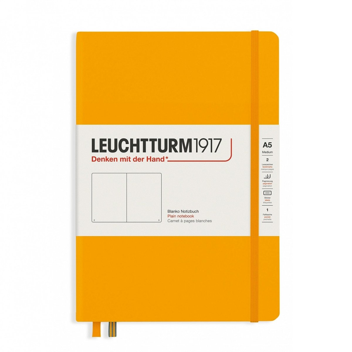 Leuchtturm1917 Medium A5 Notitieboek Rising Colours Sun - Ongelinieerd - 24Papershop