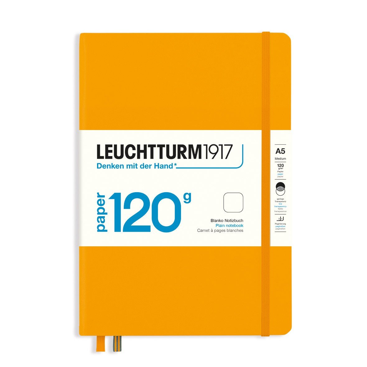 Leuchtturm1917 Medium A5 Notitieboek Rising Sun 120g - Blanco - 24Papershop