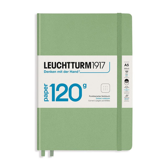 Leuchtturm1917 Medium A5 Notitieboek Sage 120g - Dotted - 24Papershop