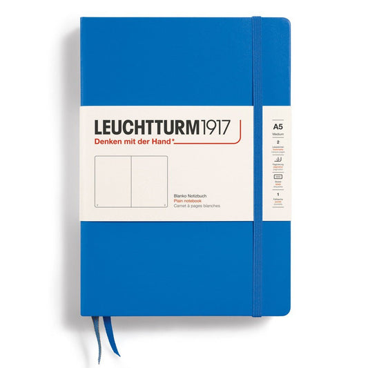 Leuchtturm1917 Medium A5 Notitieboek Sky - Blanco - 24Papershop