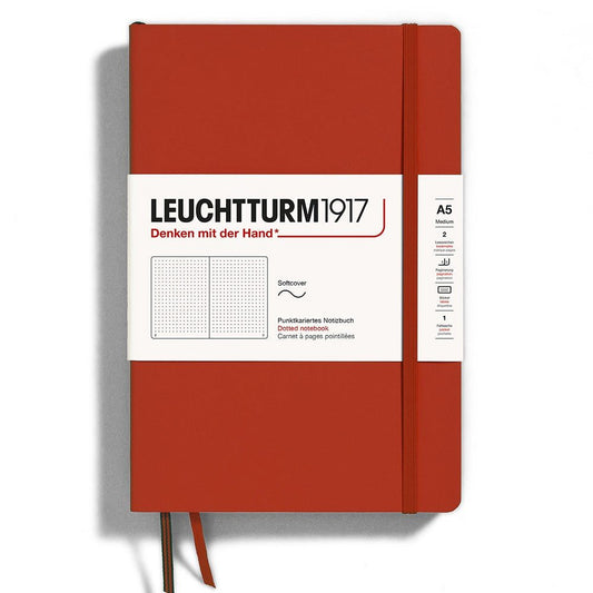 Leuchtturm1917 Medium A5 Notitieboek Soft Cover Fox Red - Dotted - 24Papershop