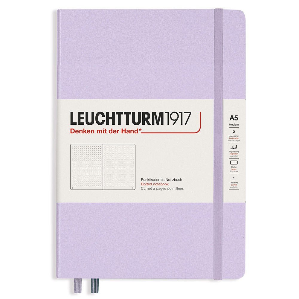 Leuchtturm1917 Medium A5 Notitieboek Soft Cover Lilac - Dotted - 24Papershop