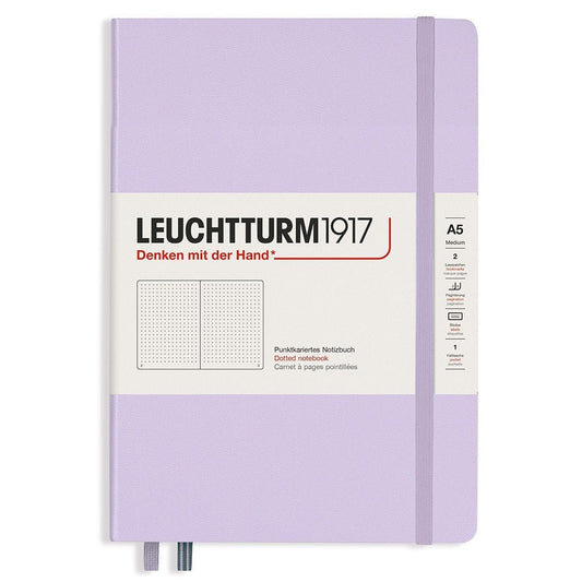 Leuchtturm1917 Medium A5 Notitieboek Soft Cover Lilac - Dotted - 24Papershop