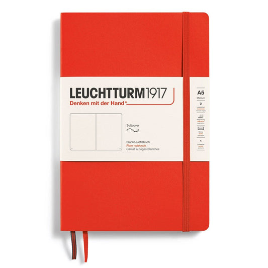 Leuchtturm1917 Medium A5 Notitieboek Soft Cover Lobster - Blanco - 24Papershop