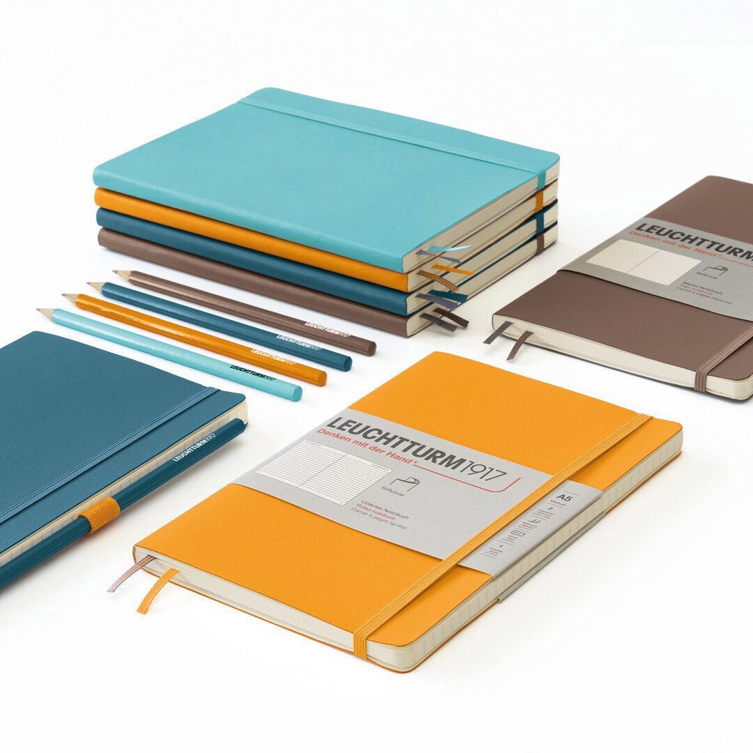 Leuchtturm1917 Medium A5 Notitieboek Soft Cover Rising Colours Rising Sun - Ongelinieerd - 24Papershop