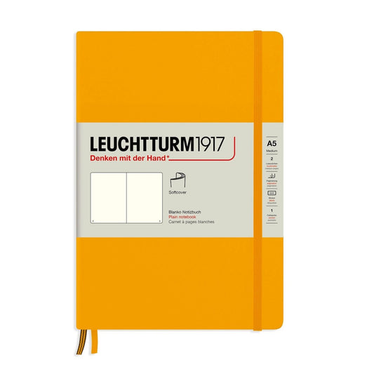 Leuchtturm1917 Medium A5 Notitieboek Soft Cover Rising Colours Rising Sun - Ongelinieerd - 24Papershop