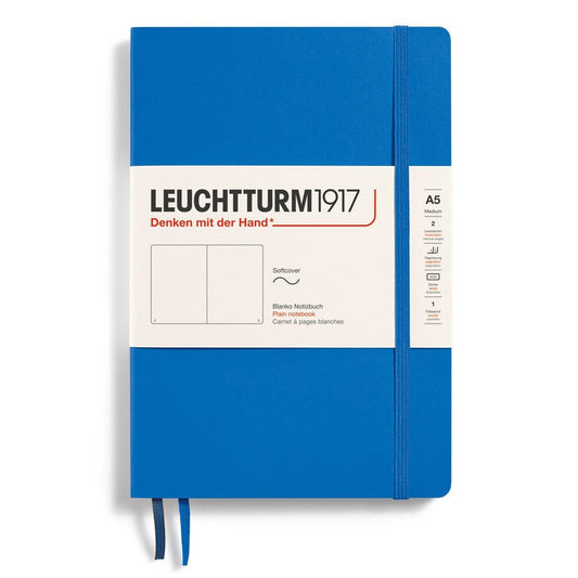 Leuchtturm1917 Medium A5 Notitieboek Soft Cover Sky - Blanco - 24Papershop