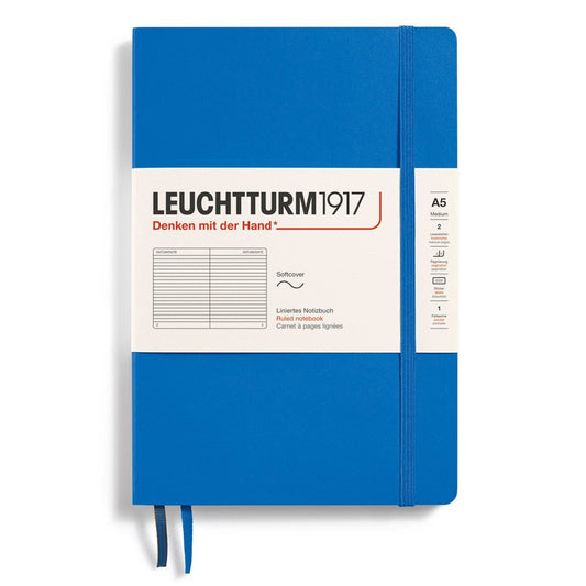 Leuchtturm1917 Medium A5 Notitieboek Soft Cover Sky - Gelinieerd - 24Papershop