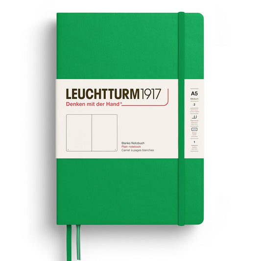 Leuchtturm1917 Medium A5 Notitieboek Spring Leaf - Blanco - 24Papershop