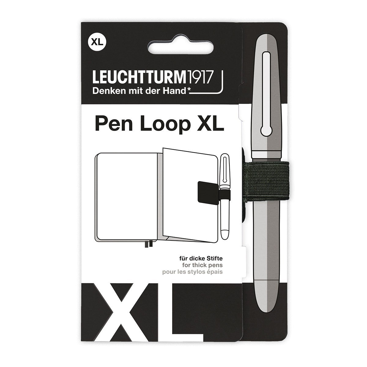 Leuchtturm1917 Pen Loop XL - Black - 24Papershop