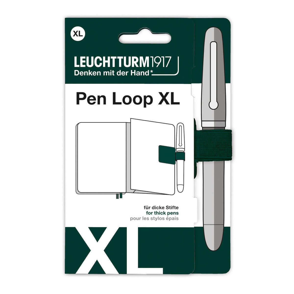 Leuchtturm1917 Pen Loop XL - Forest Green