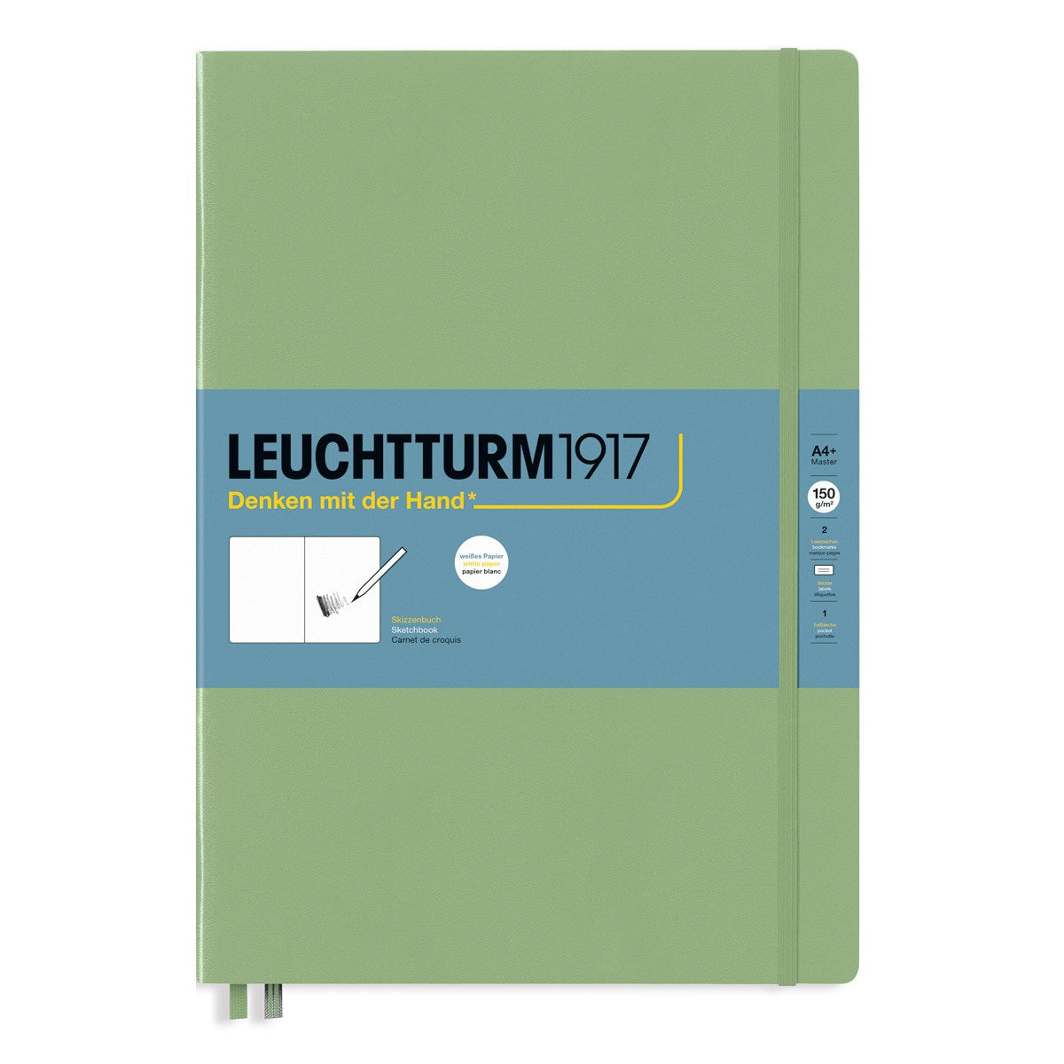 Leuchtturm1917 Sketchbook A4+ Master - 150 grams Sage